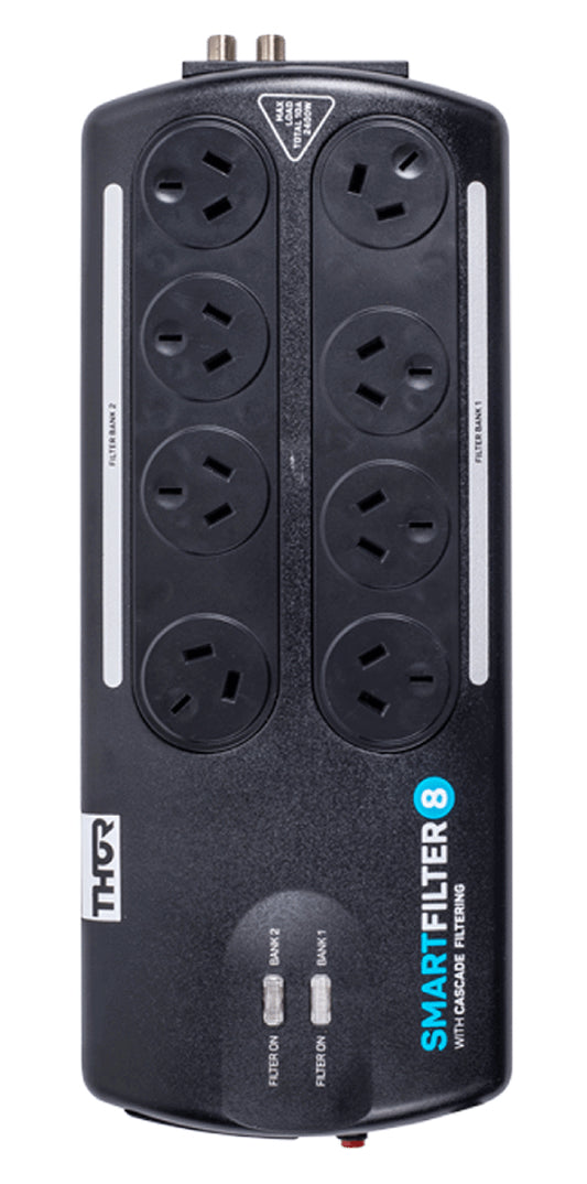 Thor B8+ 8 Way Surge Protector with Advanced Filtration