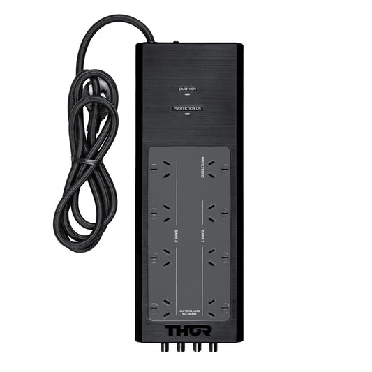Thor P8 Prodigy 8 Way Surge Protector with Elite Filtration